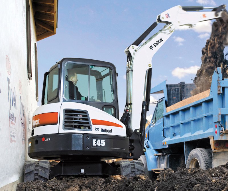 Bobcat E45 excavator