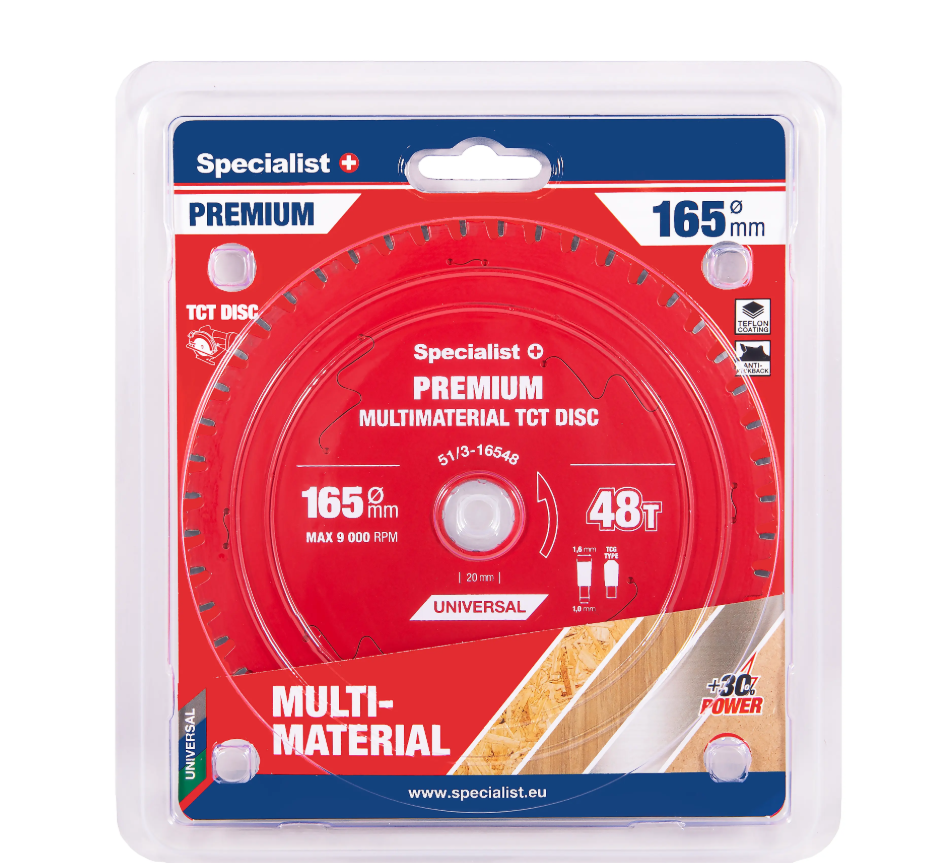 Pjovimo diskas 165x48Tx20mm, Multimaterial - Image 3